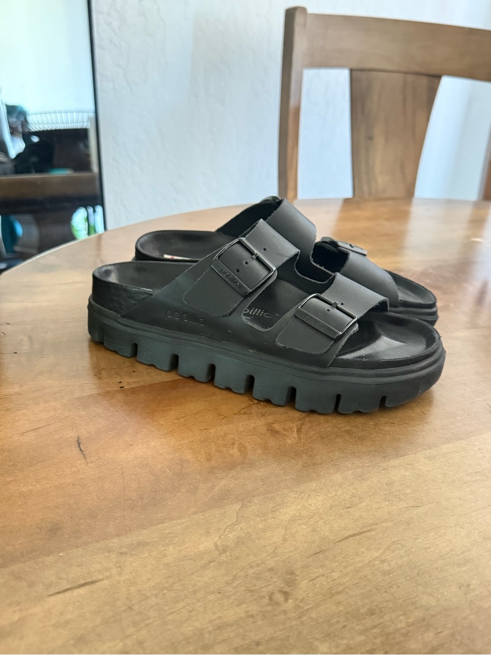 Birkenstock Arizona Flex Platform Papillo Black